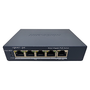 SWITCH 04P 10/100/1000M POE60W DS-3E1505P-EI