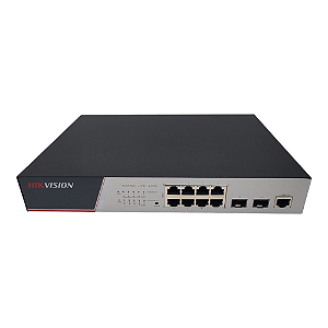 SWITCH 08P 10/100/1000MBPS POE DS-3E2510P(B)