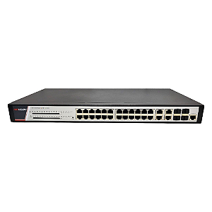 SWITCH 24P 10/100/1000MBPS POE DS-3E2528P(B)