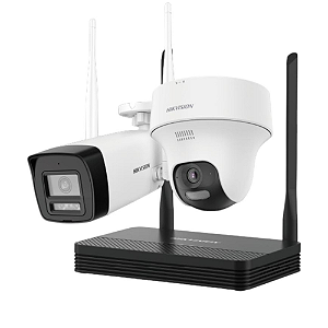 KIT NVS WIFI IP 2*CAM BULL/TURR 2MP+NVR NKS422W02H