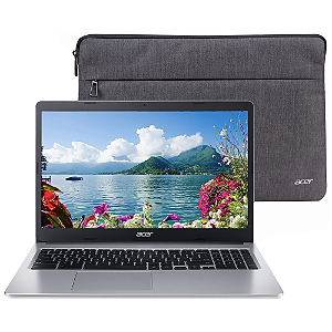Chromebook 315 Acer Intel Celeron N4500 4GB 64GB eMMC Tela 15.6" Full HD