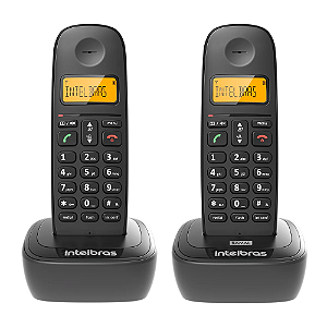 Telefone Sem Fio com Ramal TS 2512 Intelbras Base + 1 Fone Extra