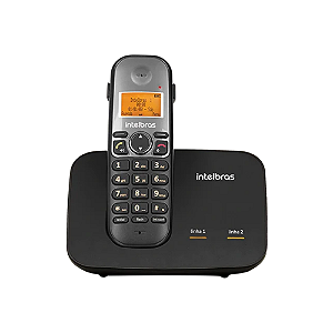 Telefone Sem Fio TS 5150 Intelbras Suporte para 2 Linhas
