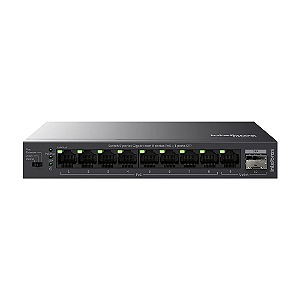 Switch 10 Portas Gigabit com 8 Portas PoE+ Intelbras S1010G-P (Uplink Gigabit)