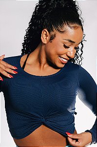 Cropped Manga Longa Nó