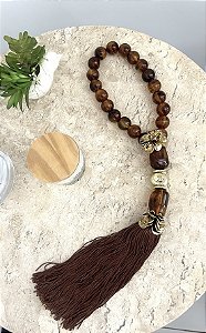 Colar pingente DELICATO caramelo