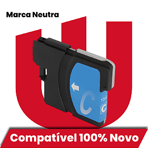 Cartucho de Tinta Compatível com Brother LC61 LC38 LC67 LC980 LC1100 Ciano 13ml