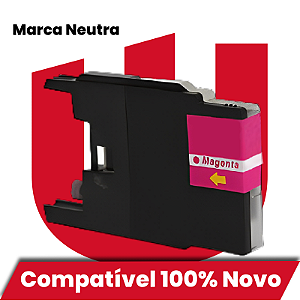 Cartucho de Tinta Compatível com Brother LC77 LC79 LC1280 Magenta 13ml
