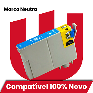Cartucho de Tinta Compatível com Epson T1962 Ciano 8ML