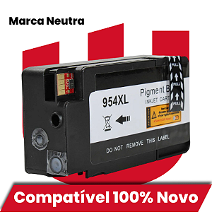 Cartucho de Tinta Compatível com HP H954XL Preto 50ml