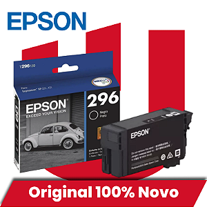 Cartucho de Tinta Original Epson T296 Preto 4ml