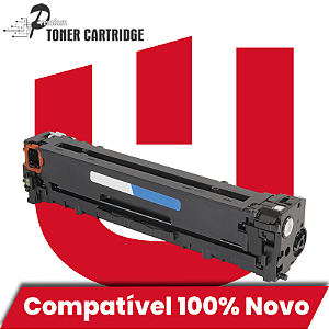 Toner Compatível com HP CB541A CE321A CF211A Universal Ciano Premium 1.4K