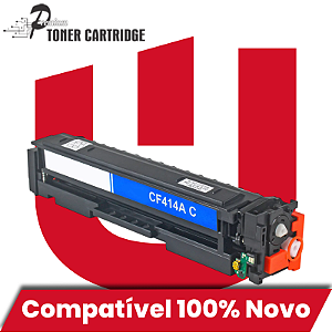 Toner Compatível com HP CF414A com Chip Ciano Premium 2.1K
