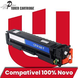 Toner Compatível com HP CF414A sem Chip Amarelo Premium 2.1K