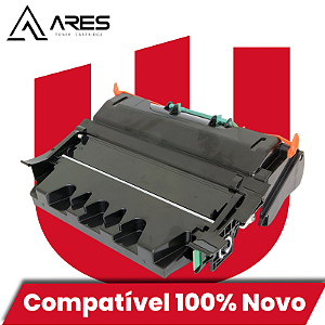 Toner Compatível com Lexmark T654DN T652DN T650N T656DNE T654X11B T654X04L Preto Ares 25K