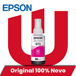 Tinta Original Epson 673 Magenta Corante 70ml