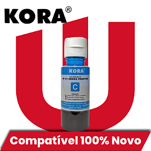 Tinta Compatível com HP GT52 Ciano Corante Kora 70ml