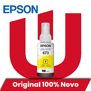 Tinta Original Epson 673 Amarelo Corante 70ml