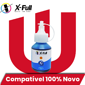 Tinta Compatível com Brother T601 Ciano Pigmentada Xfull 50ml
