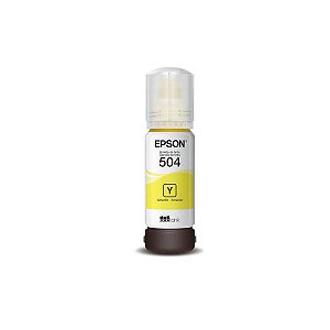 REFIL DE TINTA ORIGINAL EPSON T504Y CORANTE AMARELO 70ML