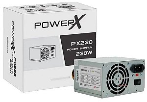 FONTE DE ALIMENTAÇÃO 230W ATX SEM PFC COM CABO POWER-X PX230