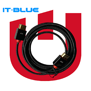 Cabo HDMI 3M 4K 3D LE6621 It-Blue