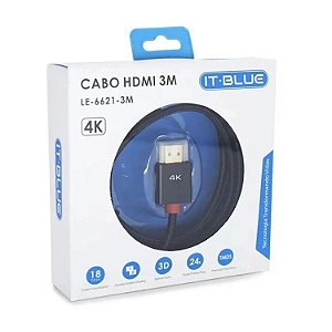 CABO HDMI 4K 3M IT-BLUE LE-6621