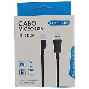 CABO MICRO USB V8 2.1A 1M IT-BLUE LE-1024
