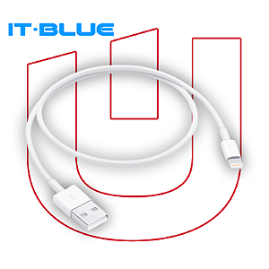 Cabo USB 2.0 IOS Lightning 1M LE1051 It-Blue