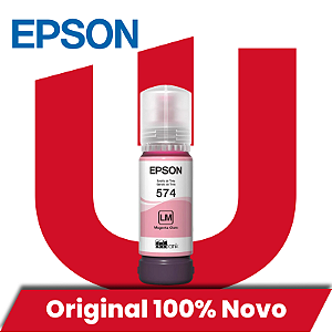 Tinta Original Epson 574 L8050 Magenta Claro Corante 70ml