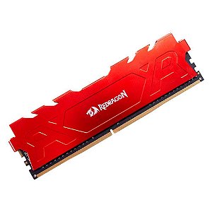 MEMÓRIA RAM REDRAGON 8GB DESKTOP DDR4 3200MHZ VERMELHA