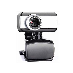 WEBCAM 1.5MP 640x483 COM MICROFRONE USB BRAZILPC V4 PRETO/PRATA