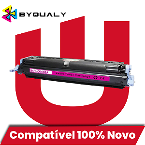 Toner Compatível com HP Q6003A 124A Magenta Byqualy 2K