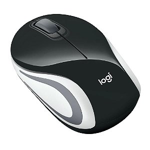 MOUSE SEM FIO MINI LOGITECH M187 PRETO