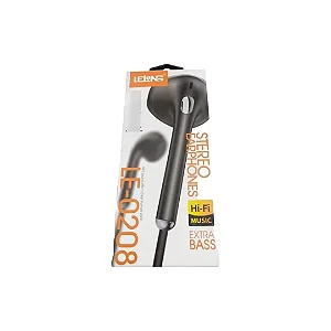 FONE DE OUVIDO COM MICROFONE LELONG LE-0208