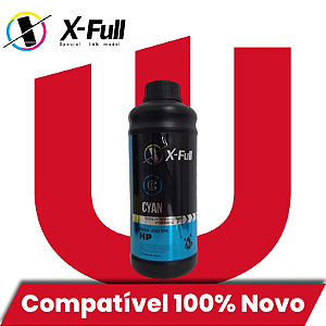 Tinta Compatível com HP Pro 8100 8600 Ciano Corante Xfull 1L