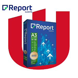 Papel Sulfite A3 75G Branco Report com 500 Folhas