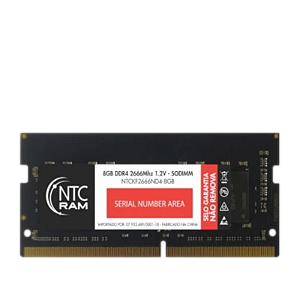 MEMÓRIA RAM NTC 8GB DDR4 2666MHZ NOTEBOOK NTCKF2666DD4-8GB