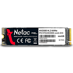 SSD NETAC 256GB M.2 NVME NV200 NT01NV2000-256-E4X