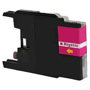 CARTUCHO DE TINTA COMPATÍVEL COM BROTHER LC77 LC79 LC1280 MAGENTA 13ML