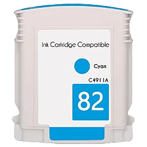 CARTUCHO DE TINTA COMPATÍVEL COM HP 82 CIANO 69ML