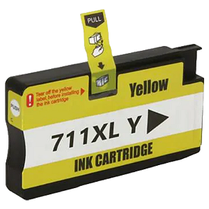CARTUCHO DE TINTA COMPATÍVEL COM HP 711XL AMARELO MICROJET 28ML