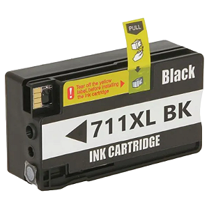CARTUCHO DE TINTA COMPATÍVEL COM HP 711XL PRETO MICROJET 38ML