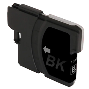 CARTUCHO DE TINTA COMPATÍVEL COM BROTHER BLC65 PRETO 16ML