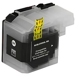 CARTUCHO DE TINTA COMPATÍVEL COM BROTHER BLC509 PRETO 50ML