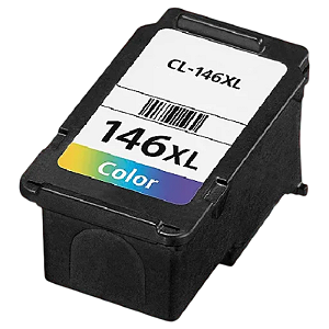 CARTUCHO DE TINTA COMPATÍVEL COM CANON CL146XL PT00146CL COLORIDO MICROJET 10ML