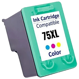 CARTUCHO DE TINTA COMPATÍVEL COM HP 75XL COLORIDO MICROJET 18ML