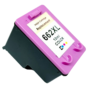 CARTUCHO DE TINTA COMPATÍVEL COM HP 662XL COLORIDO MICROJET 10ML