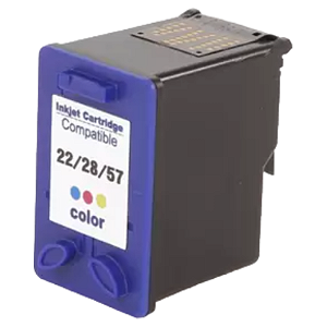 CARTUCHO DE TINTA COMPATÍVEL COM HP 22XL 28XL 57XL COLORIDO MICROJET 14ML