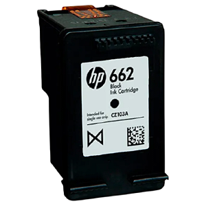CARTUCHO DE TINTA ORIGINAL HP 662 PRETO 2ML